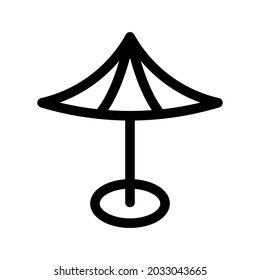 umbrella icon or logo isolated sign symbol vector illustration - high quality black style vector icons
