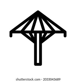 umbrella icon or logo isolated sign symbol vector illustration - high quality black style vector icons
