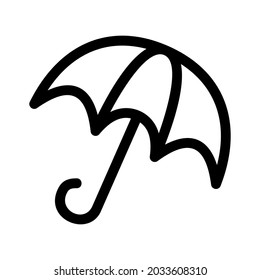 umbrella icon or logo isolated sign symbol vector illustration - high quality black style vector icons
