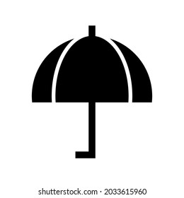 umbrella icon or logo isolated sign symbol vector illustration - high quality black style vector icons
