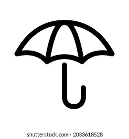 umbrella icon or logo isolated sign symbol vector illustration - high quality black style vector icons
