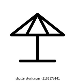 umbrella icon or logo isolated sign symbol vector illustration - high quality black style vector icons
