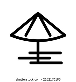 umbrella icon or logo isolated sign symbol vector illustration - high quality black style vector icons
