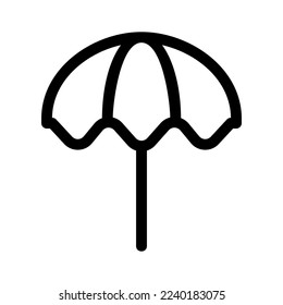 umbrella icon or logo isolated sign symbol vector illustration - high quality black style vector icons
