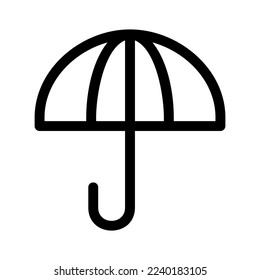 umbrella icon or logo isolated sign symbol vector illustration - high quality black style vector icons
