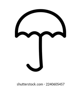 umbrella icon or logo isolated sign symbol vector illustration - high quality black style vector icons
