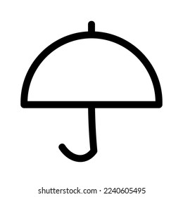 umbrella icon or logo isolated sign symbol vector illustration - high quality black style vector icons
