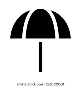 umbrella icon or logo isolated sign symbol vector illustration - high quality black style vector icons