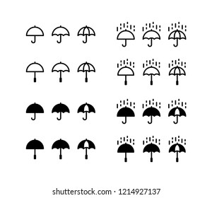 Umbrella Icon Logo Vector Symbol