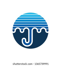 umbrella icon logo vector template