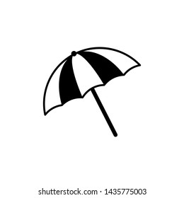 Umbrella icon. New trendy art style umbrella vector illustration symbol.