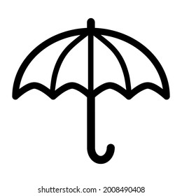 umbrella icon on white background
