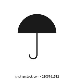 Umbrella icon on white background.