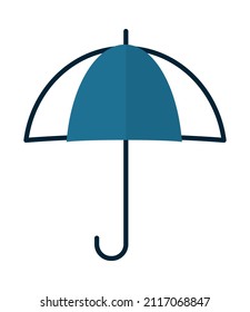 umbrella icon on white background