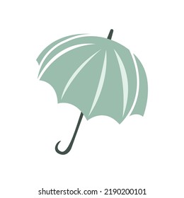 umbrella icon on a white background, vector illustration
