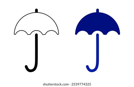 umbrella icon on white background
vector umbrella icon