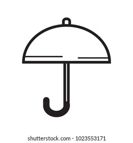 umbrella icon outline