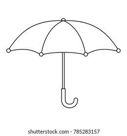 Umbrella Outline Images, Stock Photos & Vectors | Shutterstock