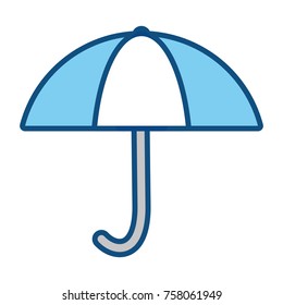 umbrella icon over white background vector illustration