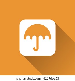 umbrella icon for protect from rain