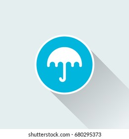 umbrella icon for protect from rain
