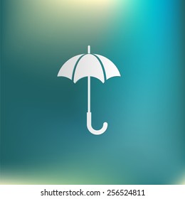 umbrella icon. protection from rain and moisture