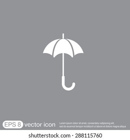 umbrella icon. protection from rain and moisture