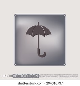 umbrella icon. protection from rain and moisture