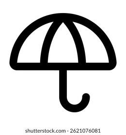 Umbrella icon set. Protection sign. for mobile concept and web design. vector illustration on white background