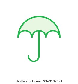 Umbrella icon set. umbrella sign icon