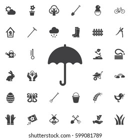 umbrella icon. Set of spring icons