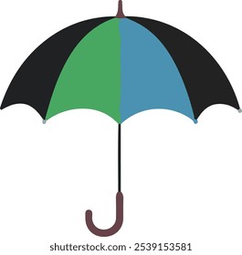 Umbrella icon set vector on white background. Umbrella