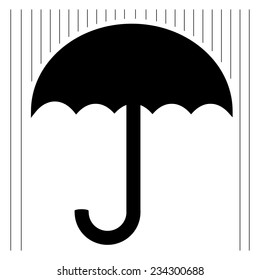 Umbrella Icon Shape