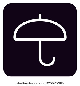 Umbrella icon sign