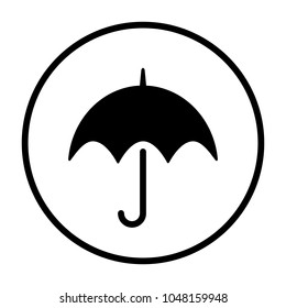 umbrella icon sign