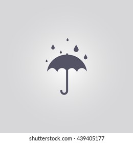 umbrella icon. umbrella sign