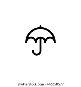 umbrella icon. umbrella sign