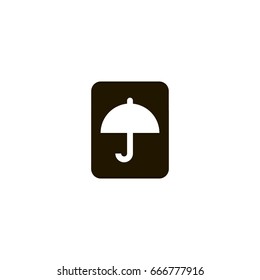 umbrella icon. sign design