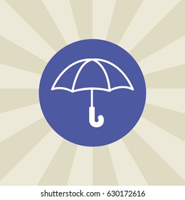 umbrella icon. sign design. background
