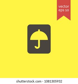 umbrella. umbrella icon. sign design. Vector EPS 10