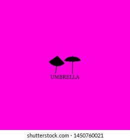 umbrella icon sign signifier vector