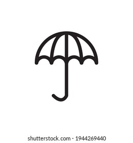 umbrella icon, umbrella Sign and symbol vector