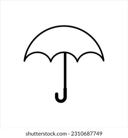 Umbrella icon sign and symbol. Vector illustration.