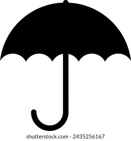 Signo del icono del paraguas. Herramientas y utensilios.