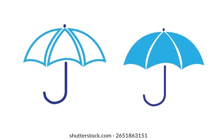 ícone de guarda-chuva, vetor de sinal de guarda-chuva