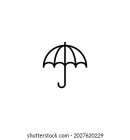 Icono del paraguas, vector de signo del paraguas