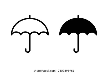 umbrella icon, umbrella sign vector for web site Computer and mobile app