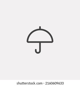 Umbrella icon sign vector,Symbol, logo illustration for web and mobile
