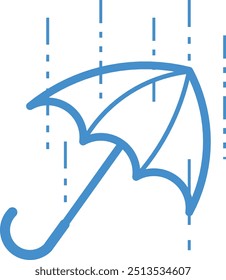 umbrella icon sign, weather icon sign