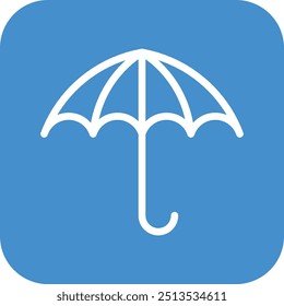 umbrella icon sign, weather icon sign